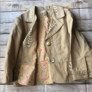 Suzette Jacket threaded design Pretty Medium